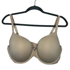 Victoria's Secret Beige T-Shirt Push Up Full Coverage Bra 38DDD‎